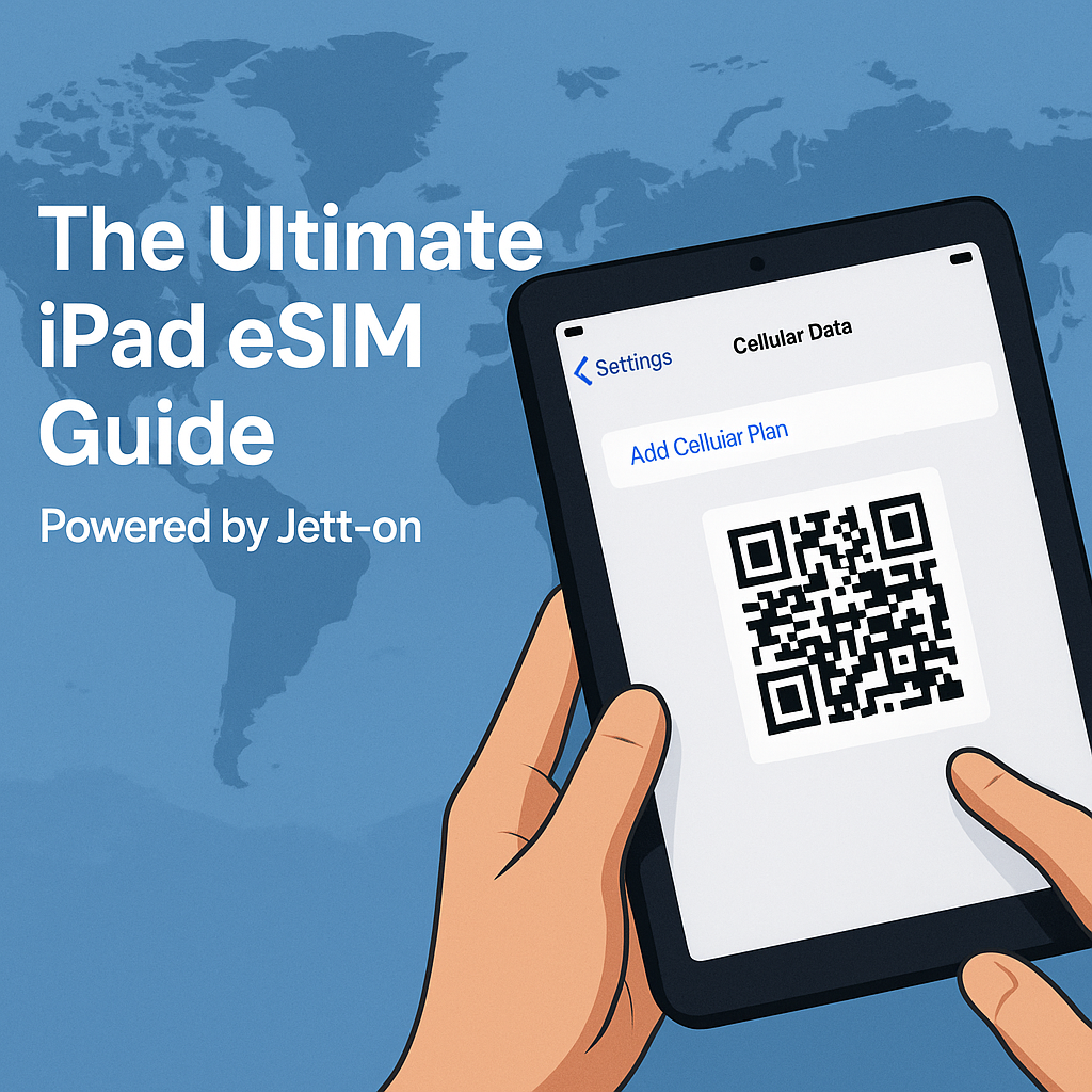 The Ultimate eSIM Guide for iPads — Powered by Jett-on