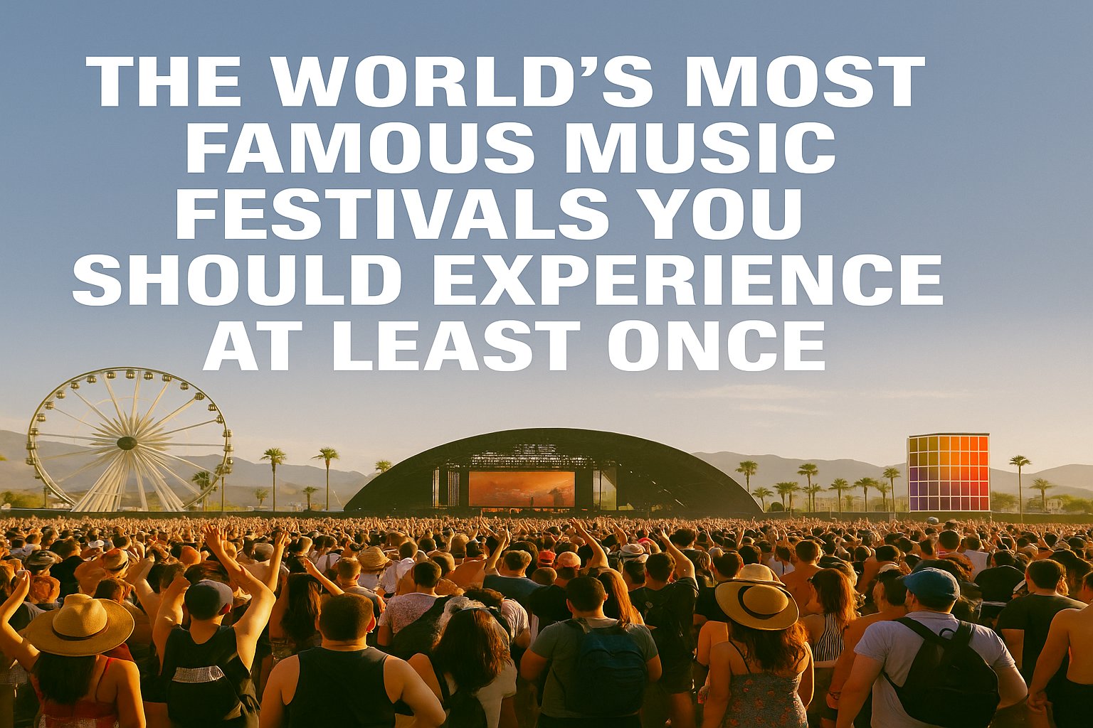 Die berühmtesten Musikfestivals der Welt, die man mindestens einmal erleben sollte